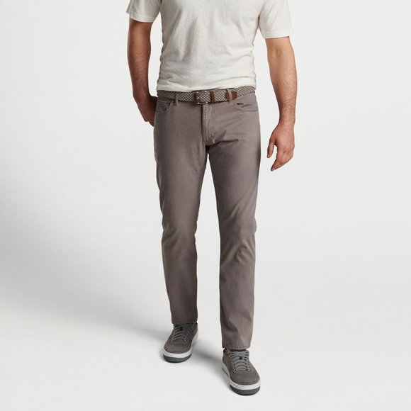 Peter Millar Wayfare Five-Pocket Pant Nickel 34x32 - Picture 3 of 4